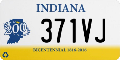 IN license plate 371VJ