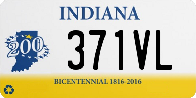 IN license plate 371VL