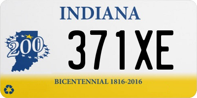 IN license plate 371XE