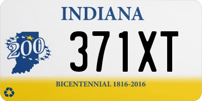 IN license plate 371XT