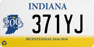IN license plate 371YJ