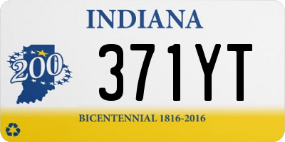 IN license plate 371YT