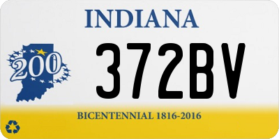 IN license plate 372BV