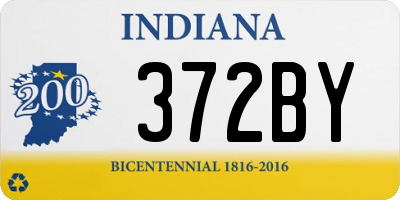 IN license plate 372BY