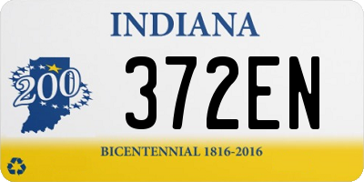 IN license plate 372EN