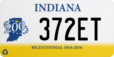 IN license plate 372ET