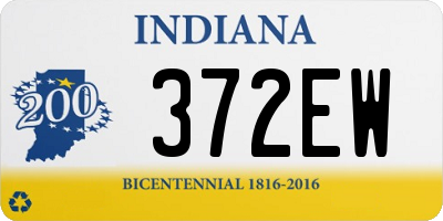 IN license plate 372EW