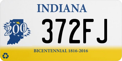 IN license plate 372FJ