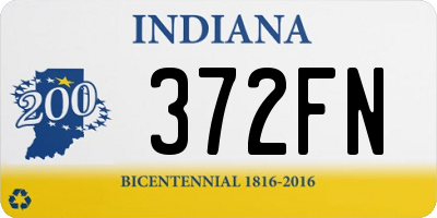 IN license plate 372FN