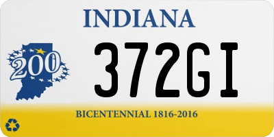 IN license plate 372GI