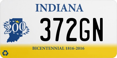 IN license plate 372GN