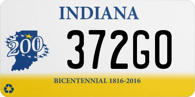 IN license plate 372GO