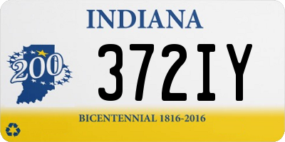 IN license plate 372IY