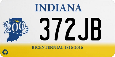 IN license plate 372JB