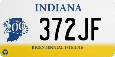 IN license plate 372JF
