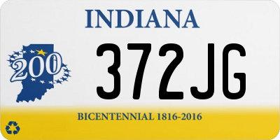 IN license plate 372JG