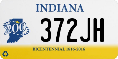 IN license plate 372JH