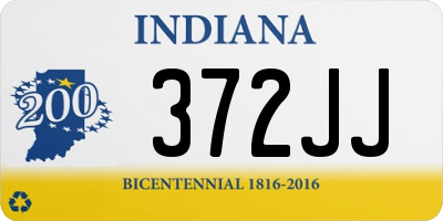 IN license plate 372JJ