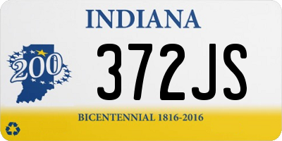 IN license plate 372JS