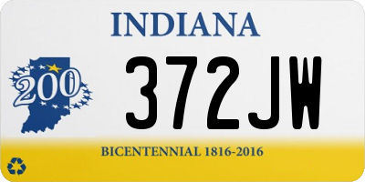 IN license plate 372JW