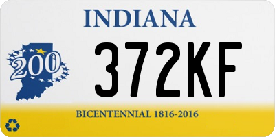 IN license plate 372KF