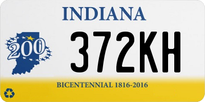 IN license plate 372KH