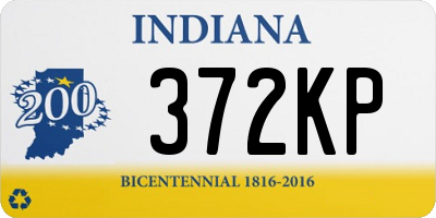 IN license plate 372KP