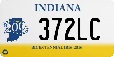 IN license plate 372LC