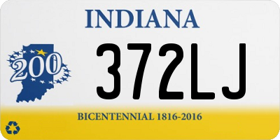 IN license plate 372LJ