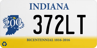 IN license plate 372LT