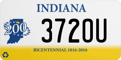 IN license plate 372OU