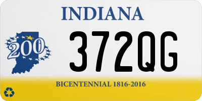 IN license plate 372QG