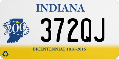 IN license plate 372QJ