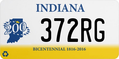 IN license plate 372RG