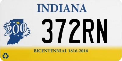 IN license plate 372RN