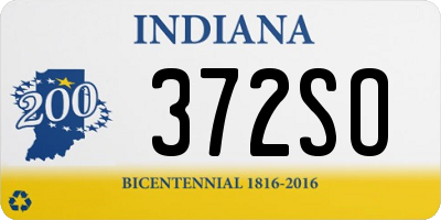 IN license plate 372SO