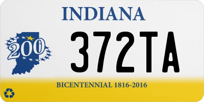 IN license plate 372TA