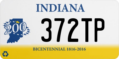 IN license plate 372TP