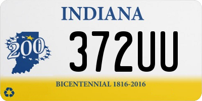 IN license plate 372UU