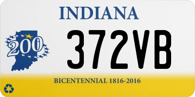 IN license plate 372VB