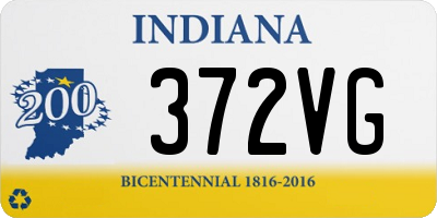 IN license plate 372VG