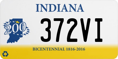 IN license plate 372VI