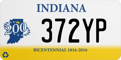 IN license plate 372YP