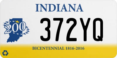 IN license plate 372YQ