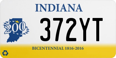 IN license plate 372YT