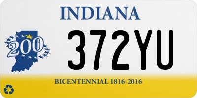 IN license plate 372YU