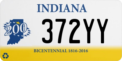 IN license plate 372YY