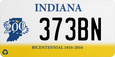 IN license plate 373BN