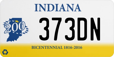 IN license plate 373DN