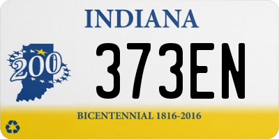 IN license plate 373EN